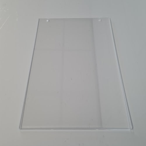 Klika - U-Halter aus Acryl BxH 27x30cm mit 2 Bohrlöchern