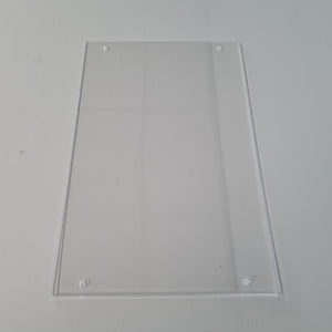 Klika -  Acryl U-houder A3 met 4 gaten vertikaal
