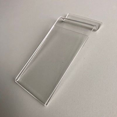 Klika - Tarjetero acrílico 60x110 para pared de lamas 20 piezas