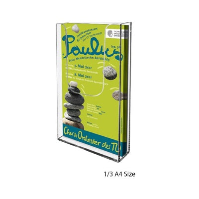 Klika - Bandeja para folletos 1/3 A4 modelo colgante de pared