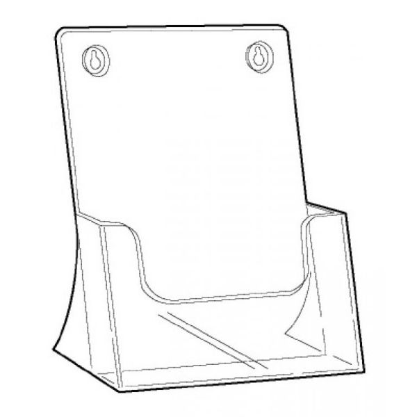 Klika - Porta folletos | 210x297mm | A4 | Transparente | 1 pieza