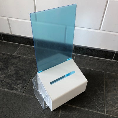 Klika - Business card box with A4 card holder