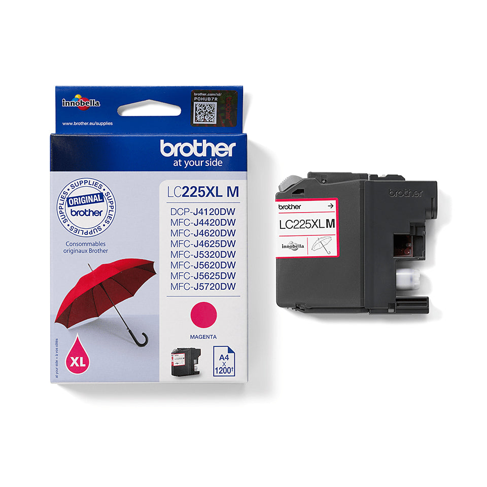 Brother - Tintenpatrone LC-225XLM rot