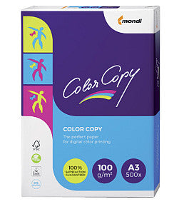 Copie de couleur - Papier laser Copie couleur A3 100gr blanc 500 feuille