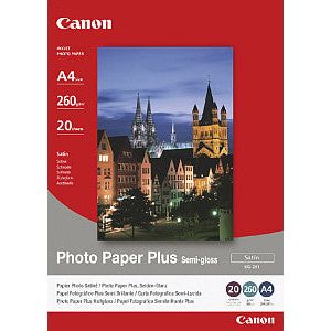Canon - Fotopapier canon sg-201 a4 260gr semi glans | Pak a 20 vel