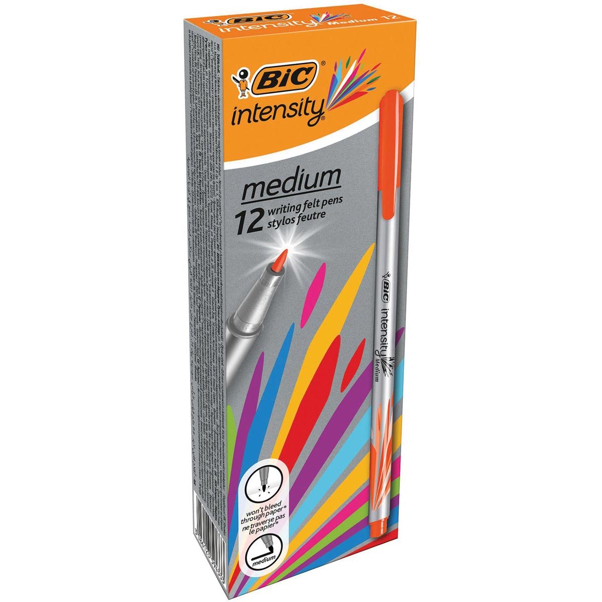 Bic -  fineliner Intensity, medium, oranje