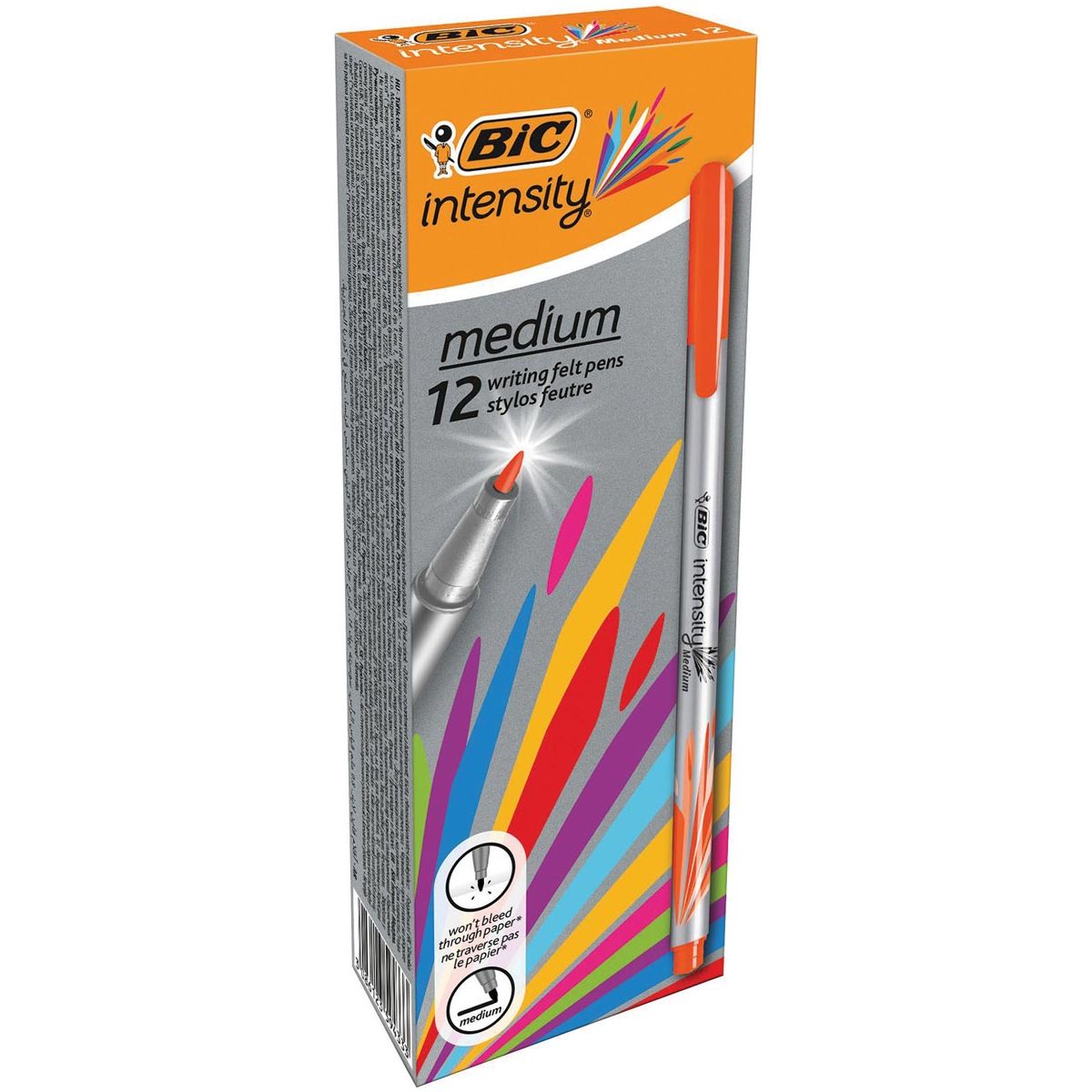 Bic - Fineliner Intensity, medium, oranje