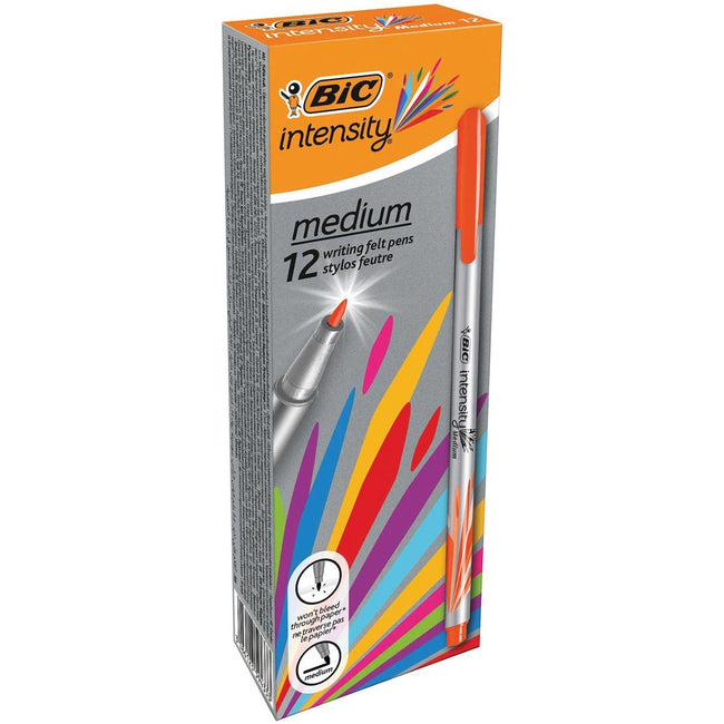 Bic - fineliner Intensity, medium, oranje