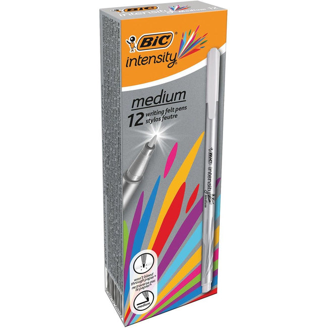 Bic - fineliner Intensity, medium, gray