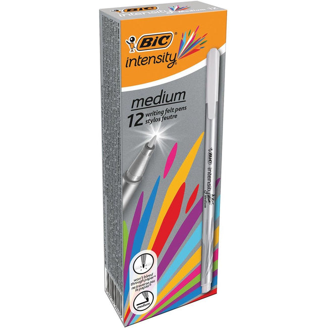 Bic - fineliner Intensity, medium, grijs