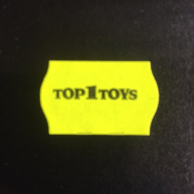 Klika - Etiqueta 2616 T1T fl.amarillo/negro extraíble