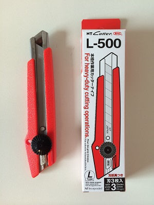 Klika - Cutter NT L-500 con cuchillas desmontables 9 piezas