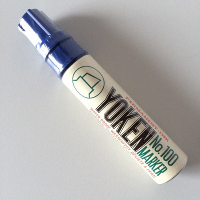 Klika - Yoken Giant 100 pen, blue chisel point