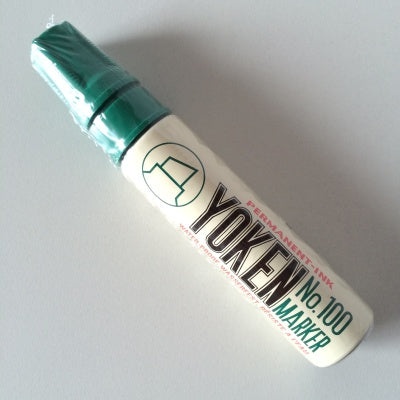 Klika - Yoken Giant 100 green chisel point marker