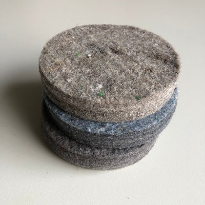 Klika - Feltro Plekolit set di 3 feltri rotondi per vaso 10 pezzi