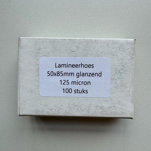 Klika -  Lamineerhoes 50x85 mm 125 micron 100st