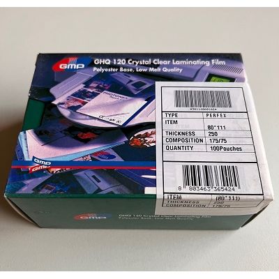 Klika - Pochette de plastification 80x111 mm/A7 250 mcr 100 pcs