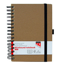 Quantore - Notebook A5 spiral kraft | 3 pièces