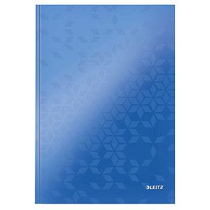 Leitz - Notitieboek leitz wow a4 lijn 80v blauw | 1 stuk