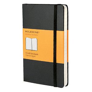 Moleskine - Notitieboek moleskine pocket 90x140 lijn hc zwart | 1 stuk