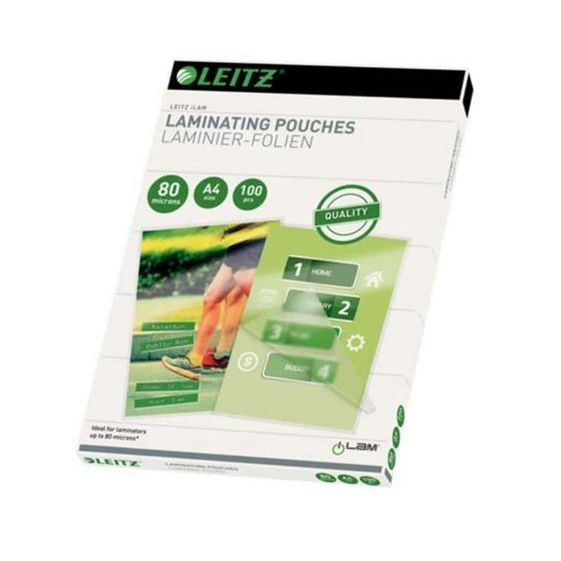 Leitz - Sleeve di laminazione iLAM A4 2x80micron EVA 100 pezzi