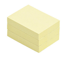 Quantore - Memoblok 38x51mm sticky geel | 120 stuks