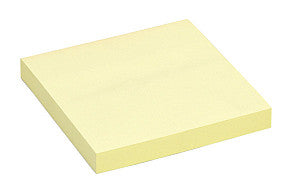 Quantore - Bloc mémo 76x76 mm jaune 100 feuilles