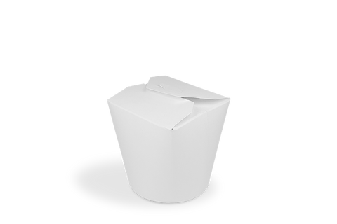 Klika - Wok to Go Cup 16oz 400ml Cardboard blanc | 500 pièces