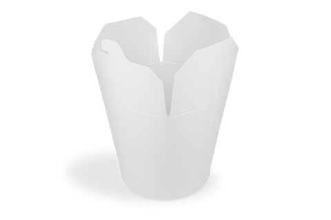 Klika - Wok to Go Cup 26oz 750ml Cardboard blanc | 500 pièces