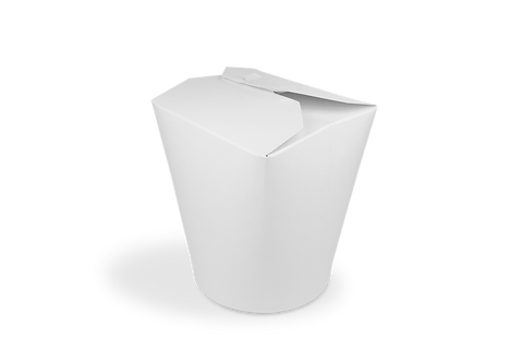 Klika - Wok to Go Cup 32oz 1000ml Cardboard blanc | 500 pièces