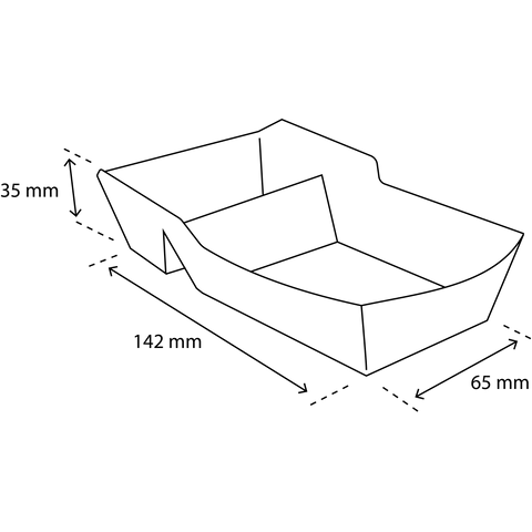 Klika - Contenitori per trucioli A23 (A7+1) kraft
