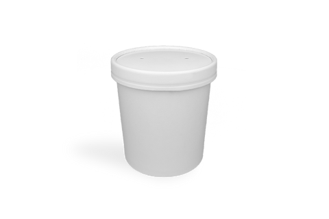 KLIKA - Coud Soup Cup 240-360ml Ø90 mm en carton blanc | 500 pièces