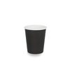 Klika - Pappkaffeetasse 230cc 8oz schwarz FSC Mix Credit