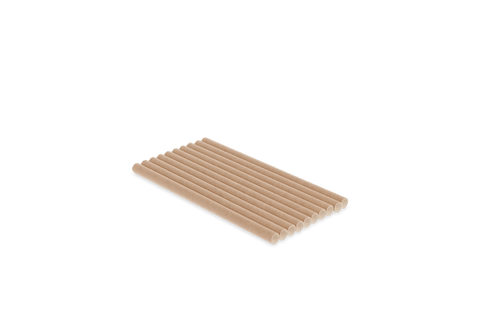 Klika - Papieren rietjes naturel 150x8mm BIO | 250 stuks