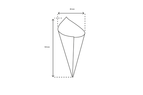 Klika - Holzkegel 130mm mittelgroße Bio | 100 Stück