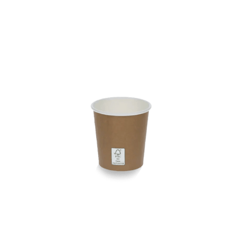 Klika - Cardboard espresso cup 120cc 4oz kraft look FSC Mix Credit