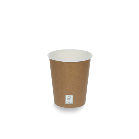 Klika - Tasse à café en carton 230cc 8oz aspect kraft FSC Mix Credit
