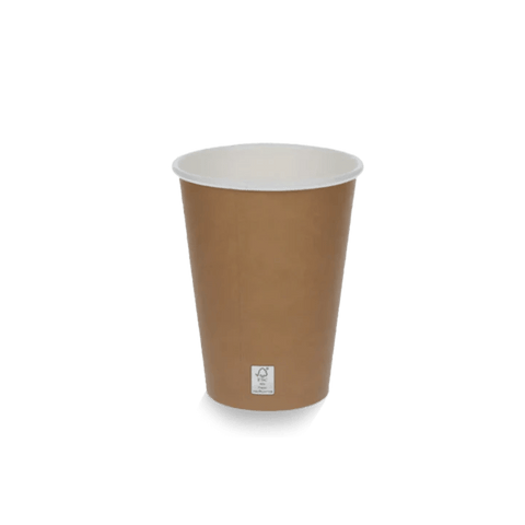 Klika - Tasse à café en carton 360cc 12oz aspect kraft FSC Mix Credit