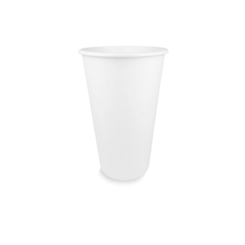 Klika - Cardboard Coffee Cup 450cc 16oz White | 1000 pièces