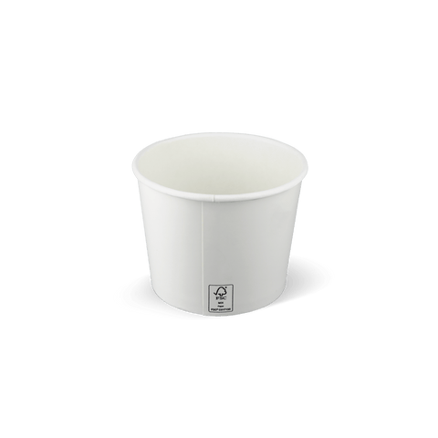 Klika - Pot à glace 300ml Ø90mm 10oz carton blanc