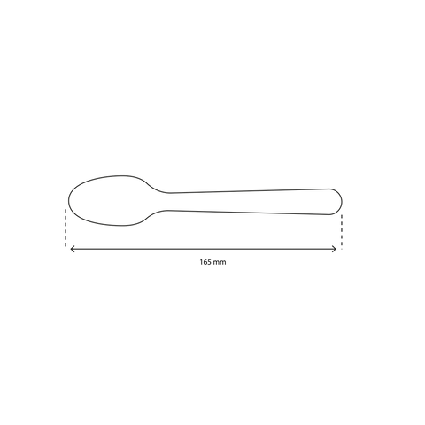 Klika - Cardboard Spoon 165 mm bio | 100 pieces