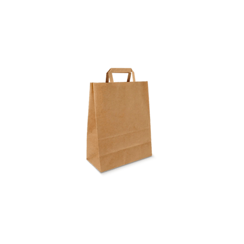 Klika - Papieren tasjes Klein kraft 22+10x28cm BIO | 250 stuks