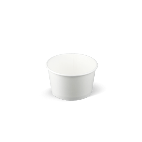 Klika - Ice cream cup 240ml Ø92mm 8oz cardboard white