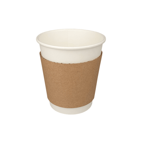 Klika - Sleeve voor koffiebekers 230cc BIO | 1000 stuks