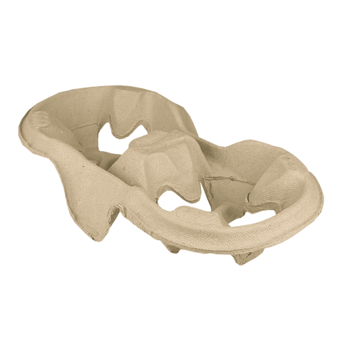 Klika -  Draagtray voor 2 bekers Gerecycled Karton