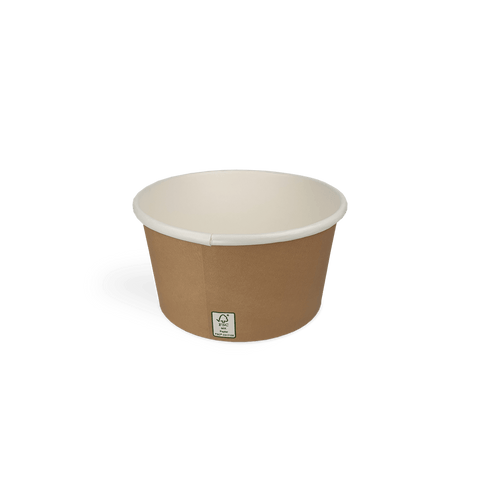 Klika - Soup cups 360ml Ø110mm 12oz cardboard kraft