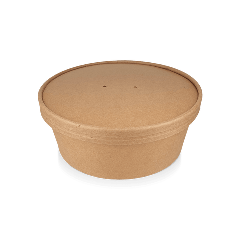 Klika - Salade Poke Bowl 1300 ml 40oz Ø184 mm Kraft | 300 pièces