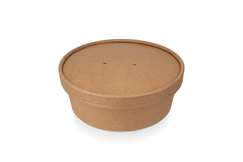 Klika-Cover Bowl 500-750-1000ml Ø148mm Kraft | 300 pièces