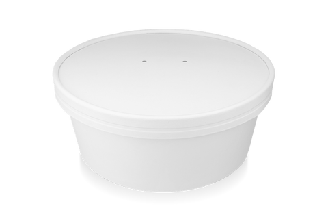 Salade Klika-Cover Poke Bowl 900-1100-1300ml Ø184mm Bio blanc | 150 pièces