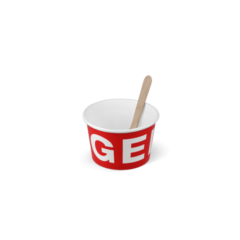 Klika - Ice cream cup 120ml Ø78mm 4oz cardboard GELATO